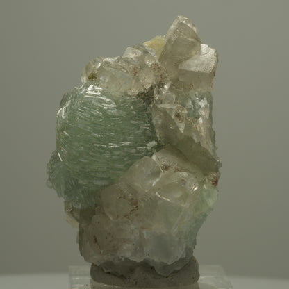 Seltene Prehnit, Calcit, Epidot Stufe Streep Mine, Goboboseb, Namibia 53*38*33mm #14558