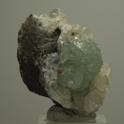 Seltene Prehnit, Calcit, Epidot Stufe Streep Mine, Goboboseb, Namibia 53*38*33mm #14558