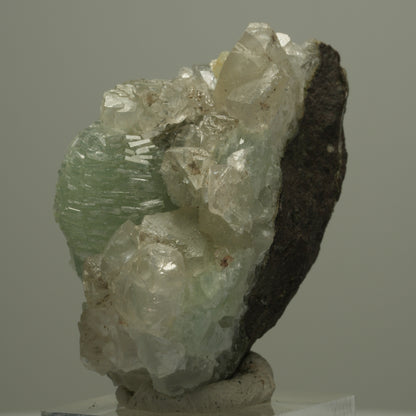Seltene Prehnit, Calcit, Epidot Stufe Streep Mine, Goboboseb, Namibia 53*38*33mm #14558