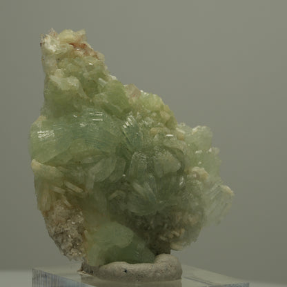 Prehnit, Harlekin Quarz, Epidot auf Matrix Streep Mine, Goboboseb, Namibia 51*42*11mm #14559