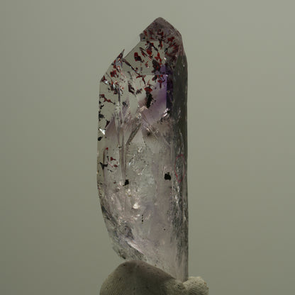 Enhydro Harlekin Phantom Amethyst Spitze, 2x Blase Streep Mine, Namibia 51*15*15mm #14564