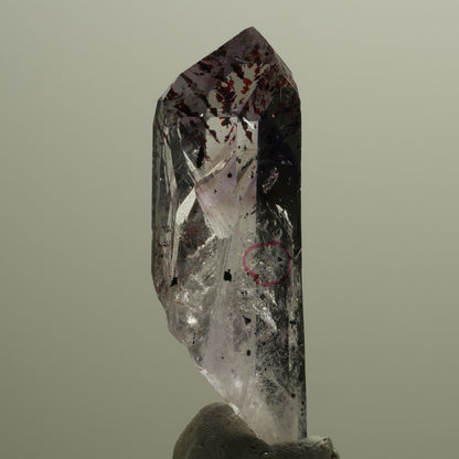 Enhydro Harlekin Phantom Amethyst Spitze, 2x Blase Streep Mine, Namibia 51*15*15mm #14564