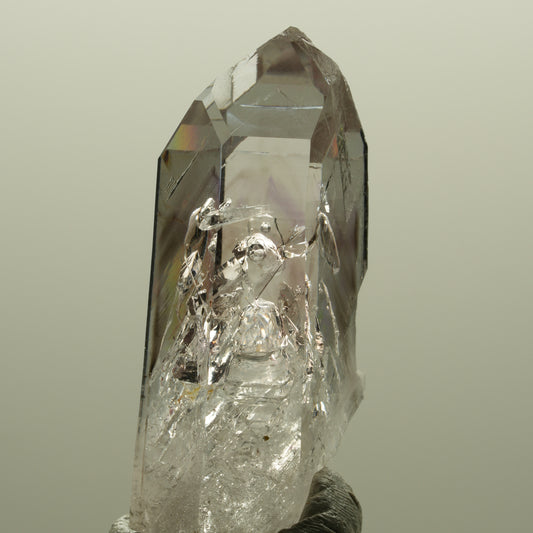 Enhydro Skelett Phantom Amethyst Spitze, 3x Blase Streep Mine Namibia 46*23*15mm #14565