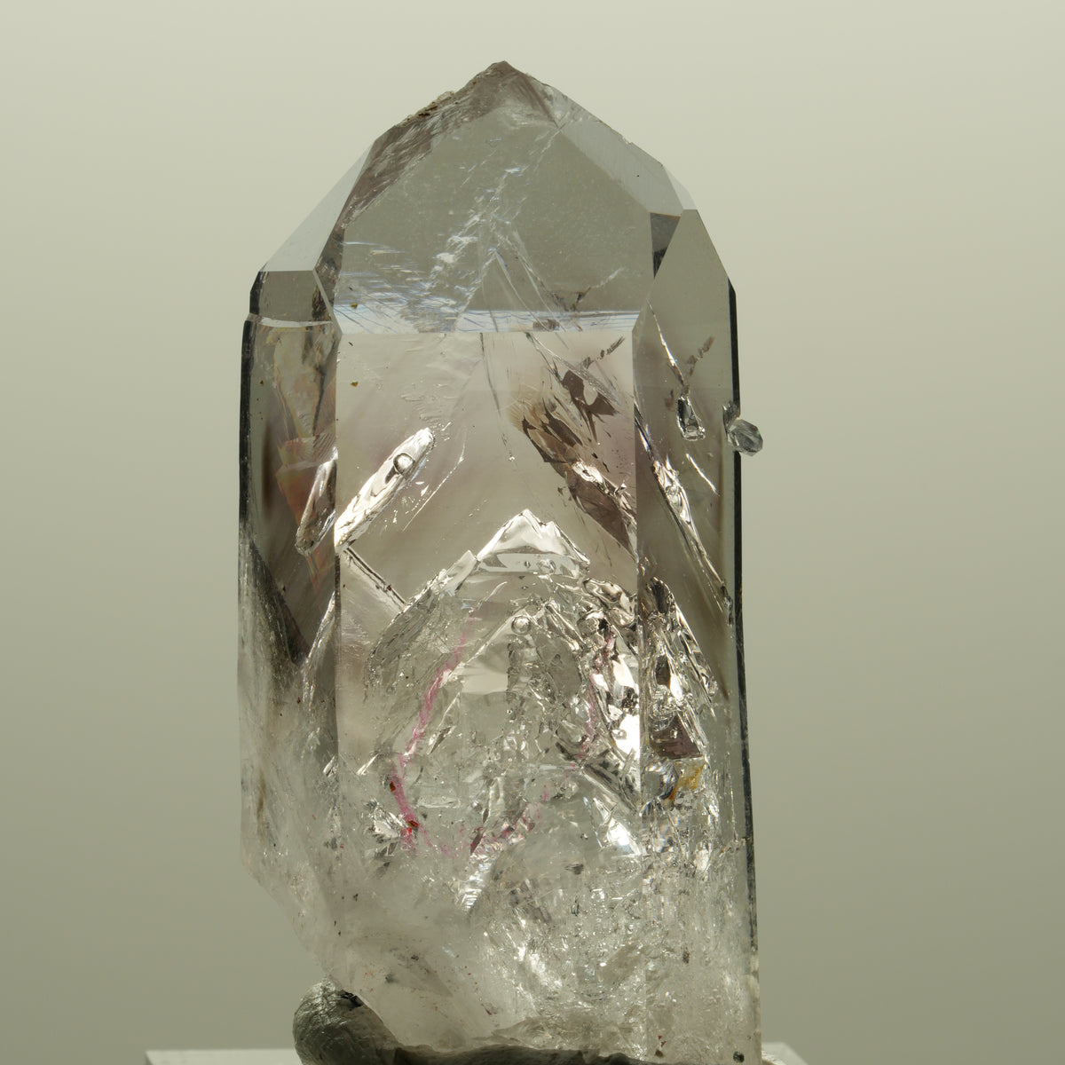 Enhydro Skelett Phantom Amethyst Spitze, 3x Blase Streep Mine Namibia 46*23*15mm #14565