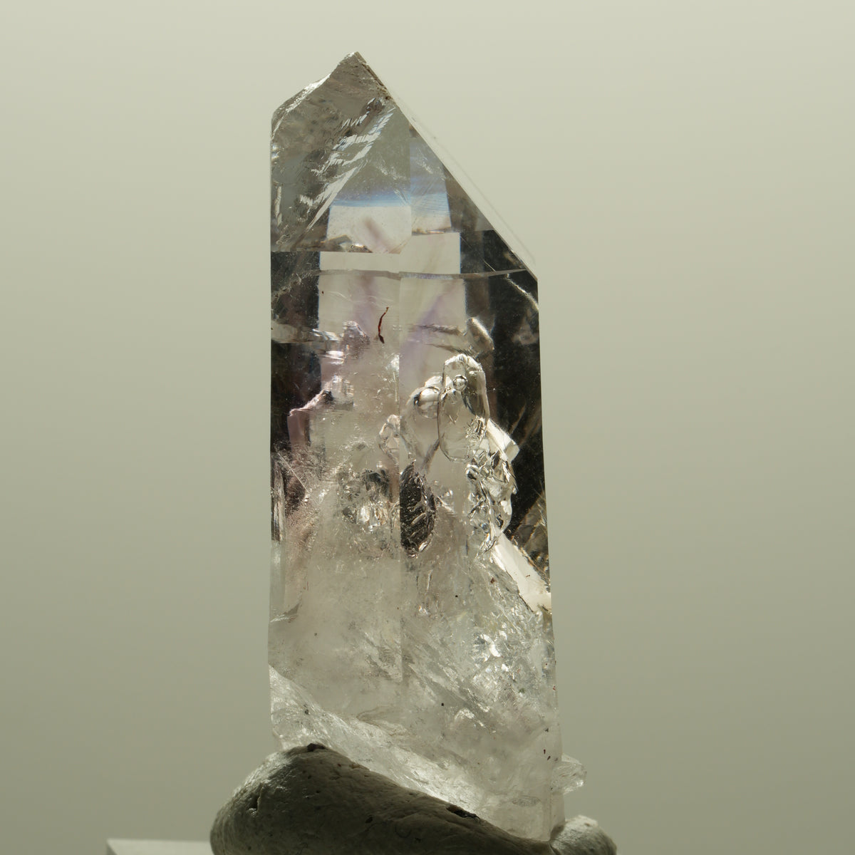 Enhydro Skelett Phantom Amethyst Spitze, 3x Blase Streep Mine Namibia 46*23*15mm #14565