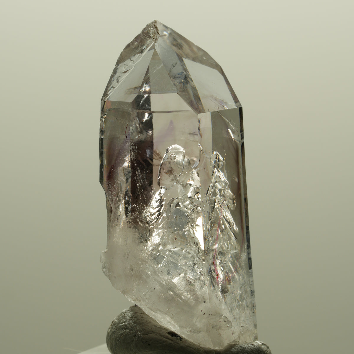 Enhydro Skelett Phantom Amethyst Spitze, 3x Blase Streep Mine Namibia 46*23*15mm #14565