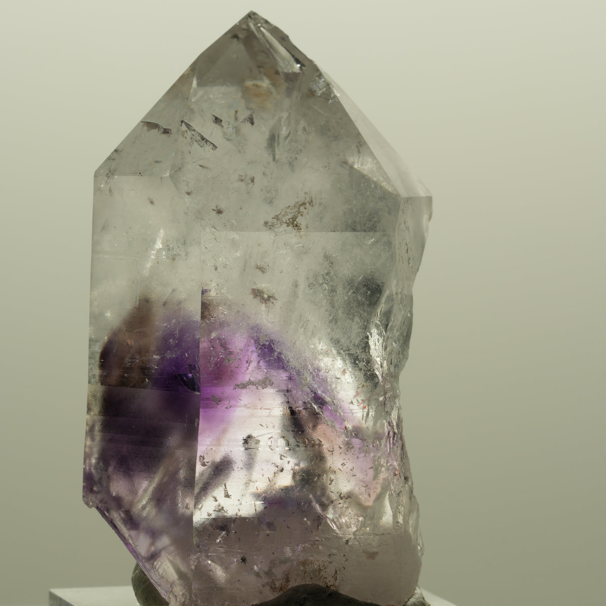 Seltene Skelett Phantom Amethyst Spitze Streep Mine, Goboboseb, Namibia 48*27*26mm #14566