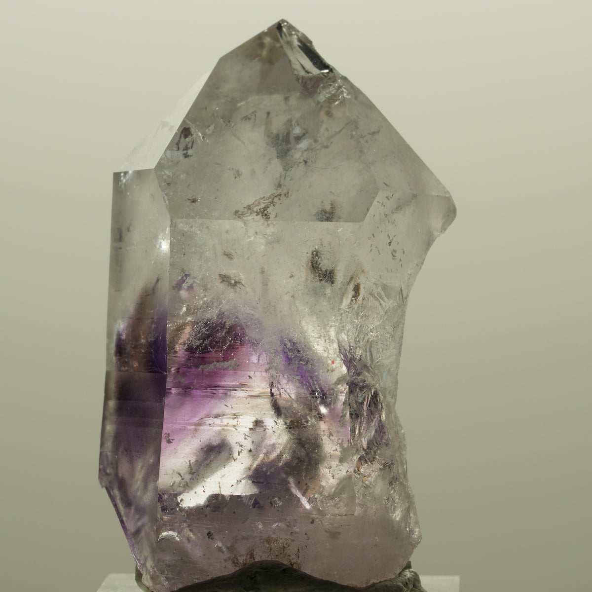 Seltene Skelett Phantom Amethyst Spitze Streep Mine, Goboboseb, Namibia 48*27*26mm #14566