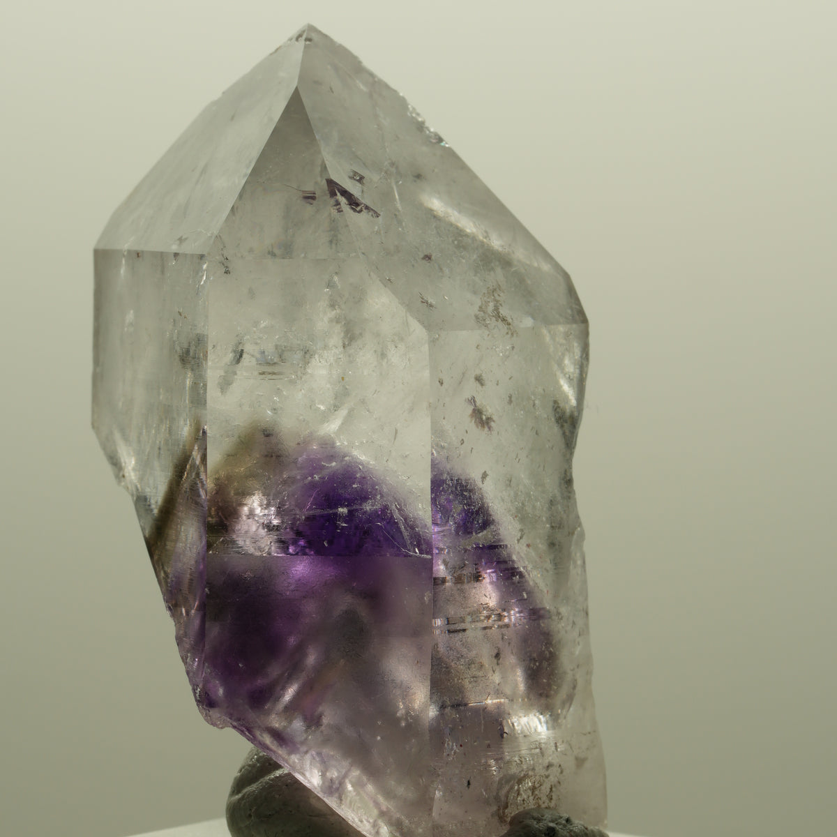 Seltene Skelett Phantom Amethyst Spitze Streep Mine, Goboboseb, Namibia 48*27*26mm #14566