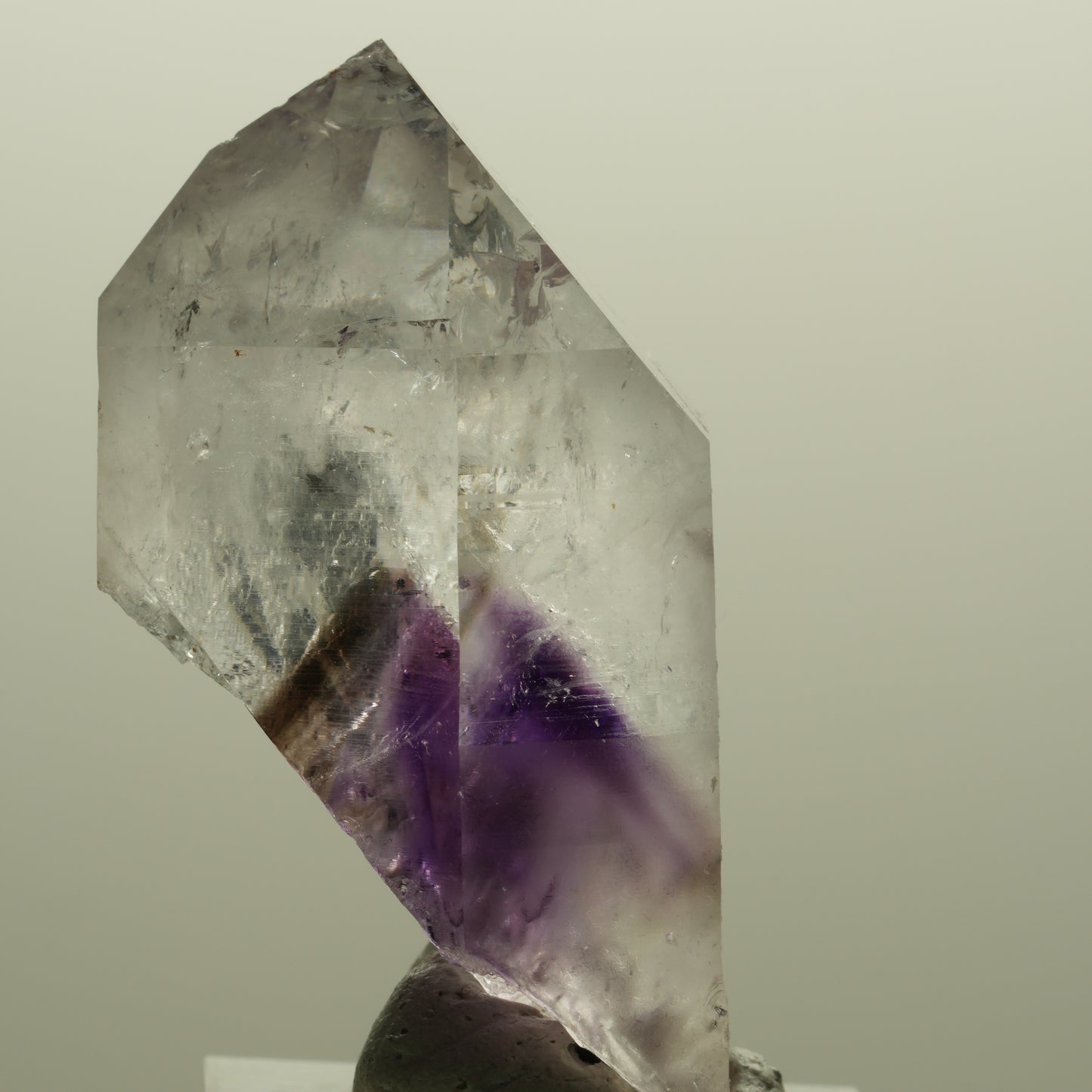 Seltene Skelett Phantom Amethyst Spitze Streep Mine, Goboboseb, Namibia 48*27*26mm #14566