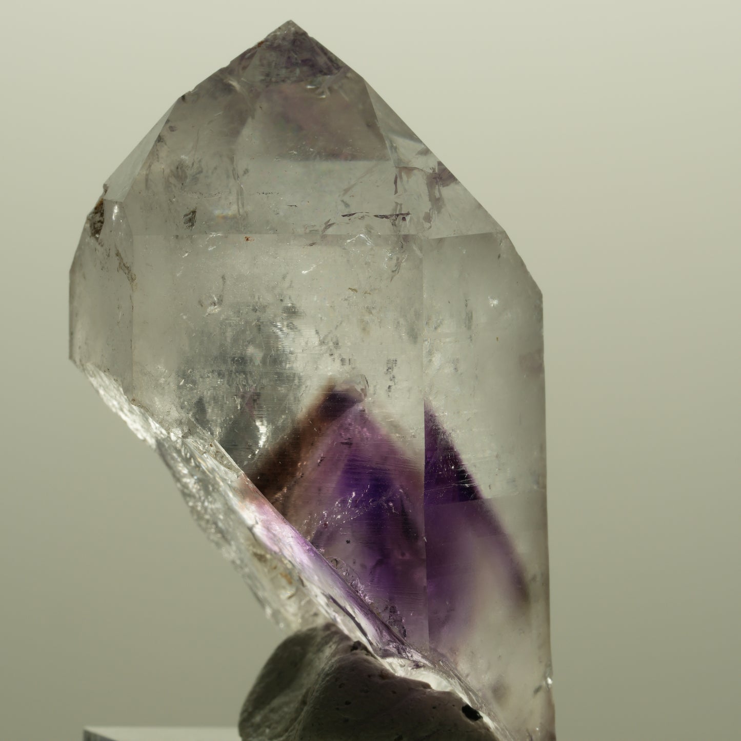 Seltene Skelett Phantom Amethyst Spitze Streep Mine, Goboboseb, Namibia 48*27*26mm #14566