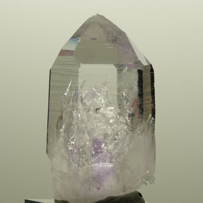 Enhydro Lemurian Phantom Amethyst Spitze, 1x Blase Streep Mine, Namibia 48*29*25mm #14567