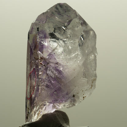 Enhydro Phantom Amethyst Spitze mit Hämatit, 1x Blase Streep Mine, Namibia 54*30*22mm #14568