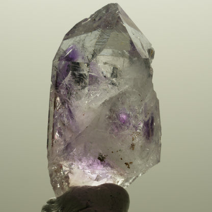 Enhydro Phantom Amethyst Spitze mit Hämatit, 1x Blase Streep Mine, Namibia 54*30*22mm #14568