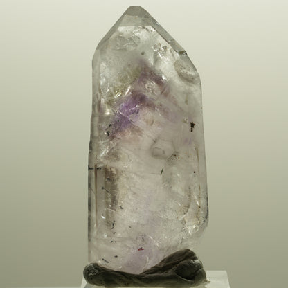 Harlekin Phantom Amethyst mit Analcim Streep Mine, Goboboseb, Namibia 54*24*14mm #14569