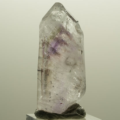Harlekin Phantom Amethyst mit Analcim Streep Mine, Goboboseb, Namibia 54*24*14mm #14569