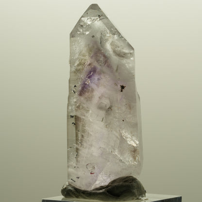 Harlekin Phantom Amethyst mit Analcim Streep Mine, Goboboseb, Namibia 54*24*14mm #14569