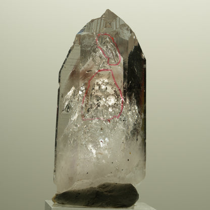 Enhydro Lemurian Phantom Amethyst, 6x Blase + Partikel Streep Mine, Namibia 56*25*24mm #14570