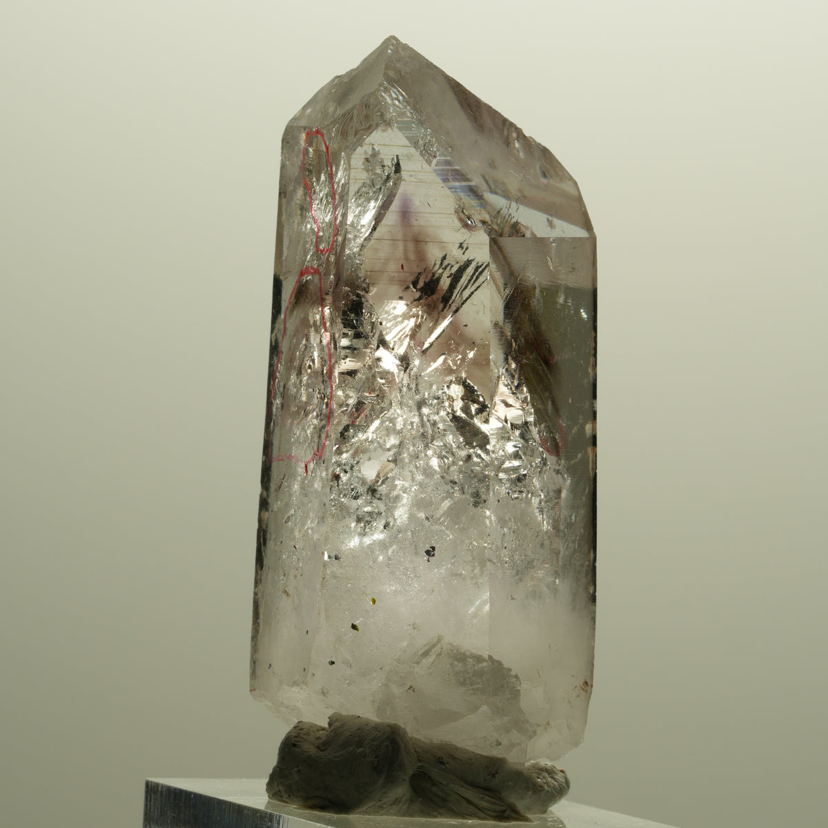 Enhydro Lemurian Phantom Amethyst, 6x Blase + Partikel Streep Mine, Namibia 56*25*24mm #14570