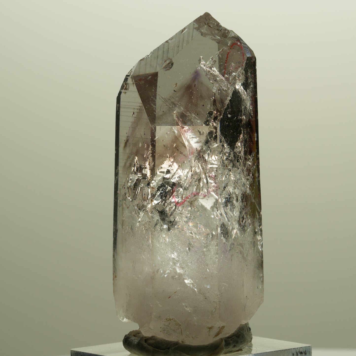 Enhydro Lemurian Phantom Amethyst, 6x Blase + Partikel Streep Mine, Namibia 56*25*24mm #14570
