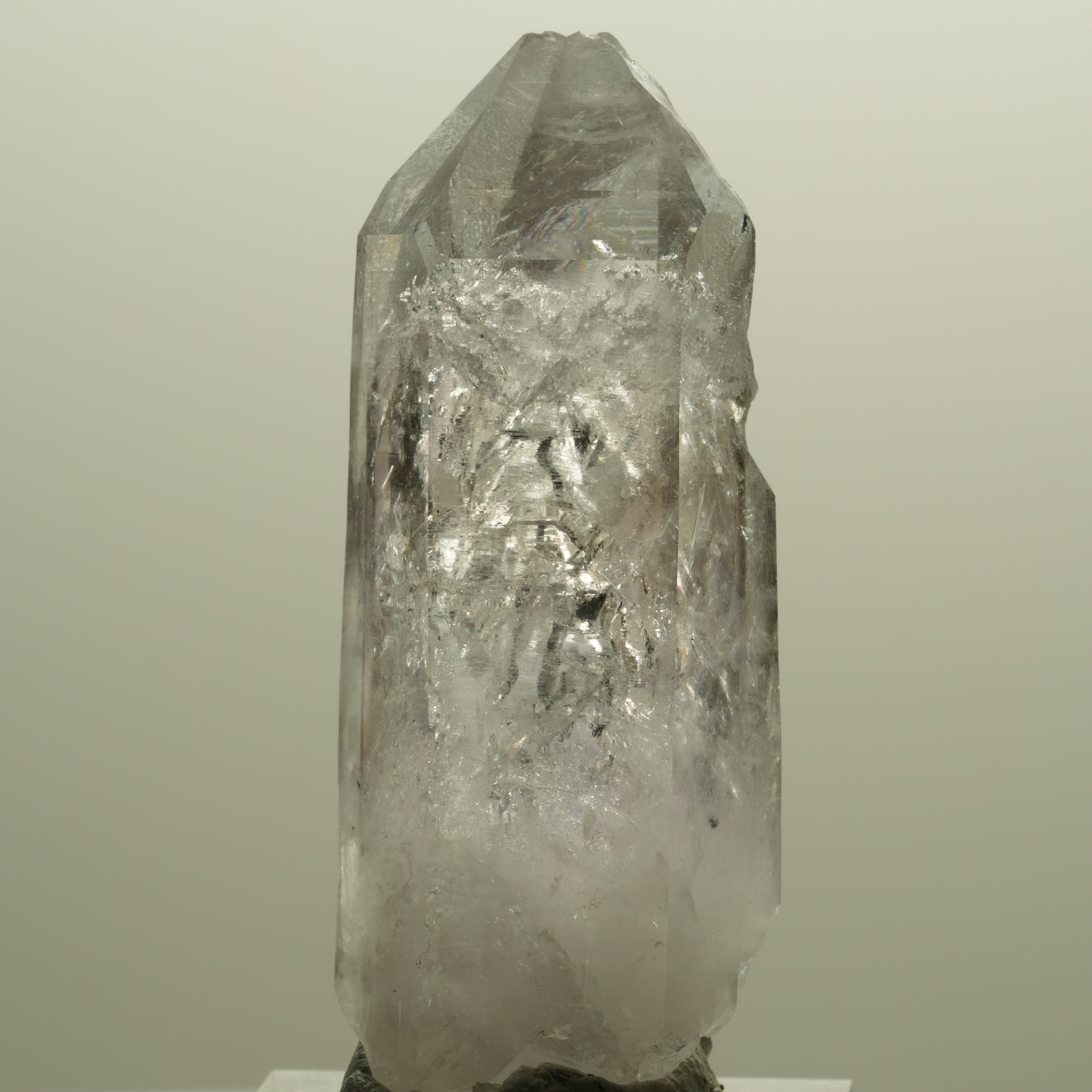 Skelett Phantom Amethyst Spitze Streep Mine, Goboboseb, Namibia 56*21*17mm #14571
