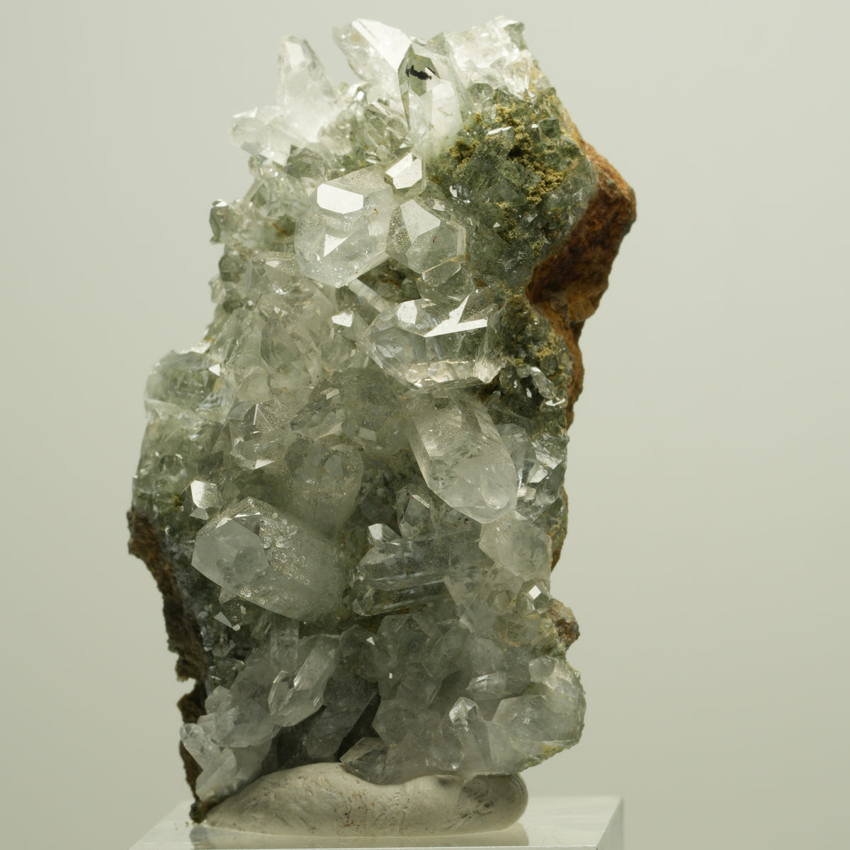 Harlekin Starburst Quarz, Calcit, Analcim, Epidot, Matrix Streep Mine, Namibia 57*35*27mm #14626