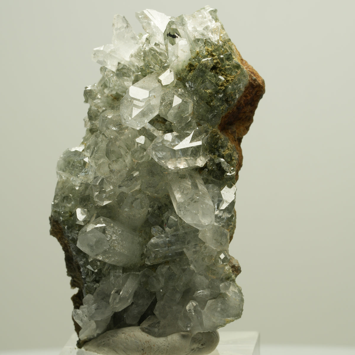 Harlekin Starburst Quarz, Calcit, Analcim, Epidot, Matrix Streep Mine, Namibia 57*35*27mm #14626