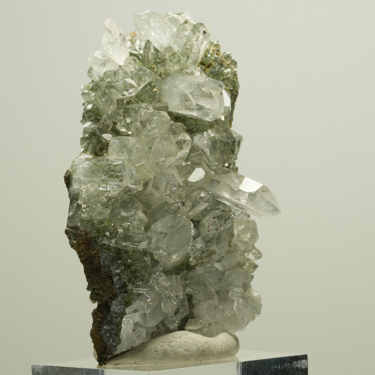 Harlekin Starburst Quarz, Calcit, Analcim, Epidot, Matrix Streep Mine, Namibia 57*35*27mm #14626