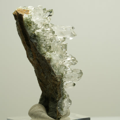 Harlekin Starburst Quarz, Calcit, Analcim, Epidot, Matrix Streep Mine, Namibia 57*35*27mm #14626