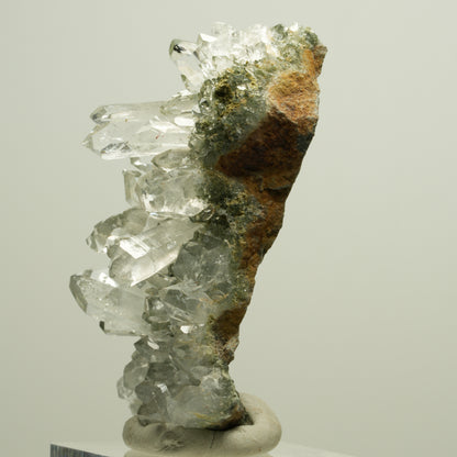 Harlekin Starburst Quarz, Calcit, Analcim, Epidot, Matrix Streep Mine, Namibia 57*35*27mm #14626