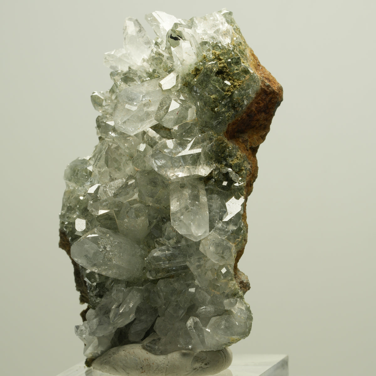Harlekin Starburst Quarz, Calcit, Analcim, Epidot, Matrix Streep Mine, Namibia 57*35*27mm #14626