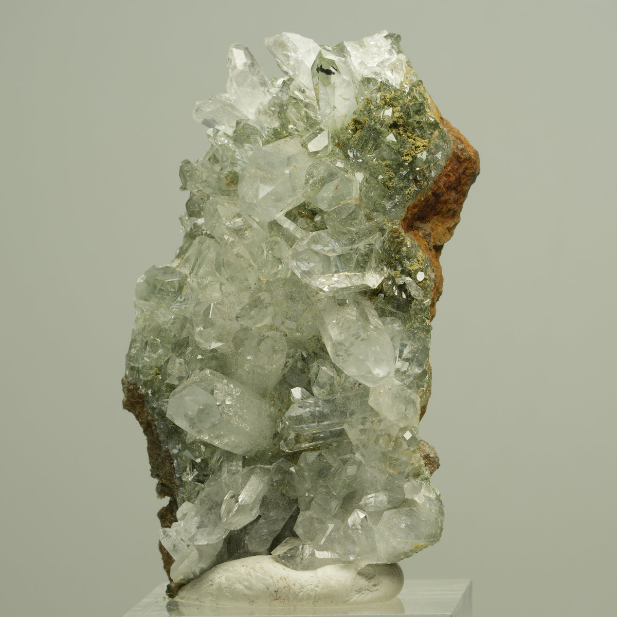 Harlekin Starburst Quarz, Calcit, Analcim, Epidot, Matrix Streep Mine, Namibia 57*35*27mm #14626