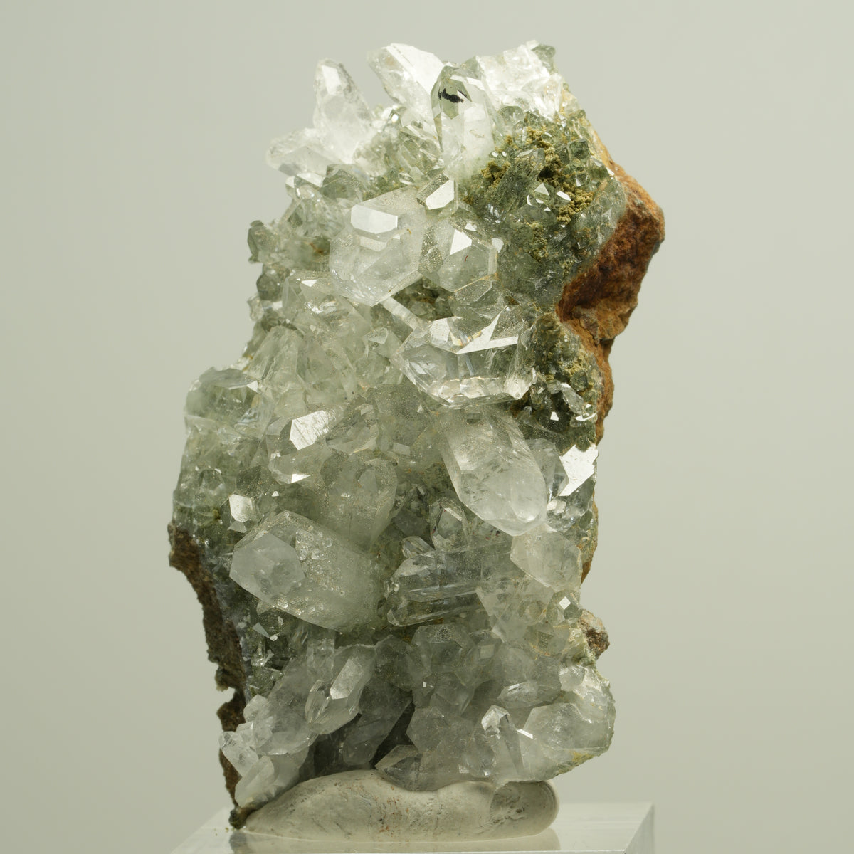 Harlekin Starburst Quarz, Calcit, Analcim, Epidot, Matrix Streep Mine, Namibia 57*35*27mm #14626