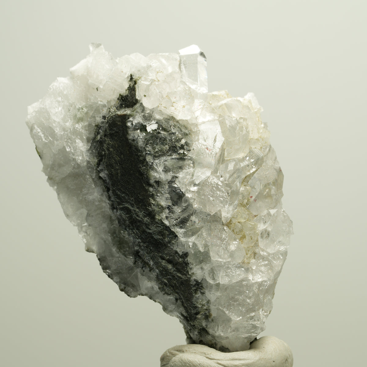 Harlekin Starburst Quarz, Calcit, Epidot auf Matrix Streep Mine, Namibia 59*37*22mm #14630