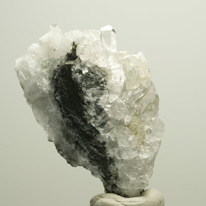 Harlekin Starburst Quarz, Calcit, Epidot auf Matrix Streep Mine, Namibia 59*37*22mm #14630