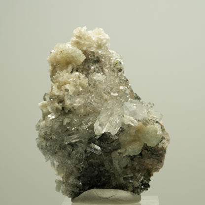 Starburst Quarz, Prehnit, Calcit, Analcim, Epidot, Matrix Streep Mine, Namibia 56*41*30mm #14632