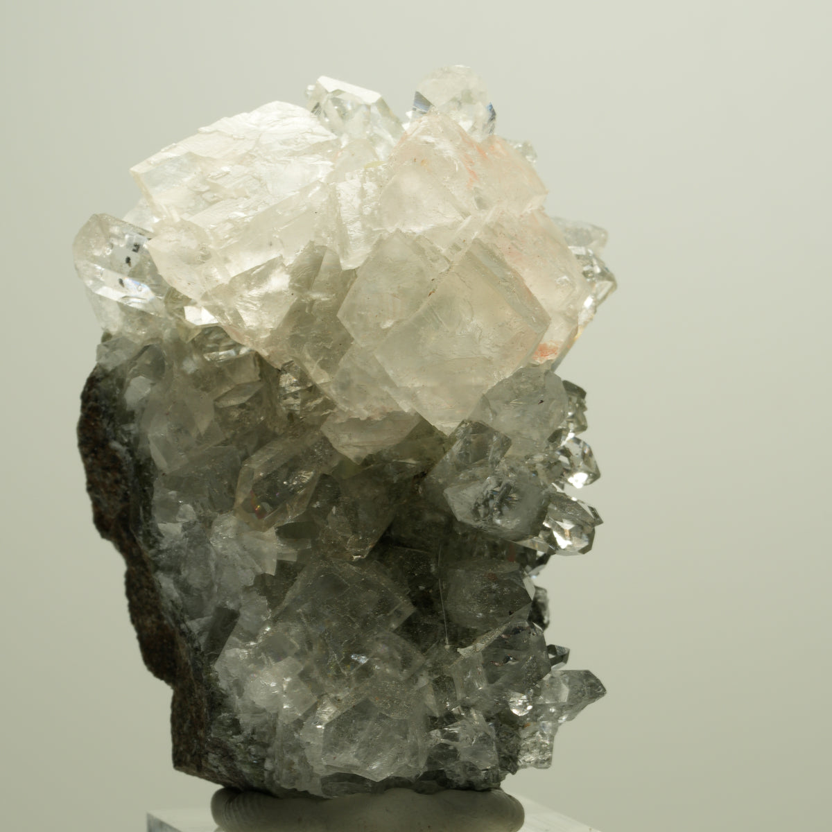 Harlekin Starburst Quarz, Calcit, Analcim, Epidot, Matrix Streep Mine, Namibia 57*44*35mm #14633