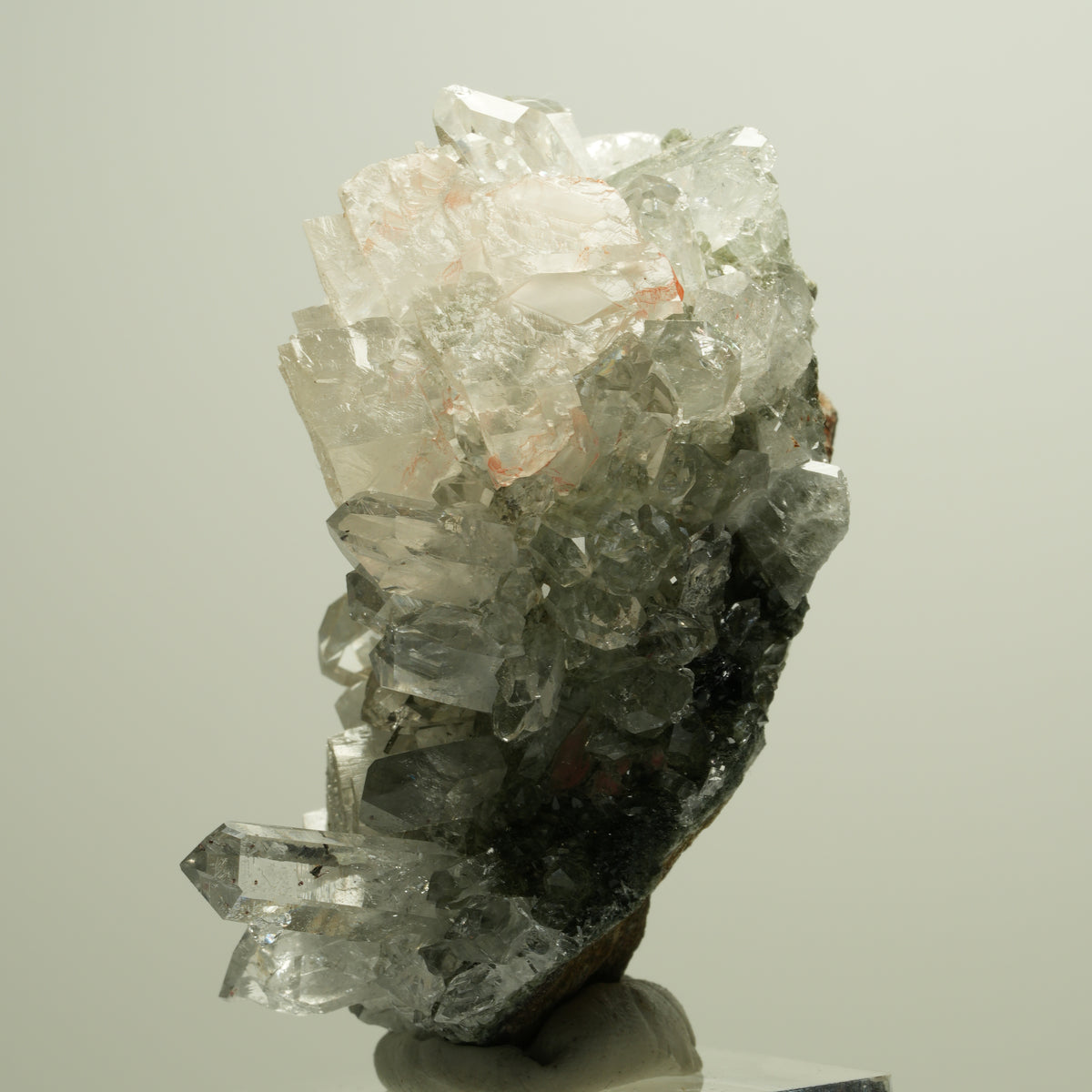 Harlekin Starburst Quarz, Calcit, Analcim, Epidot, Matrix Streep Mine, Namibia 57*44*35mm #14633