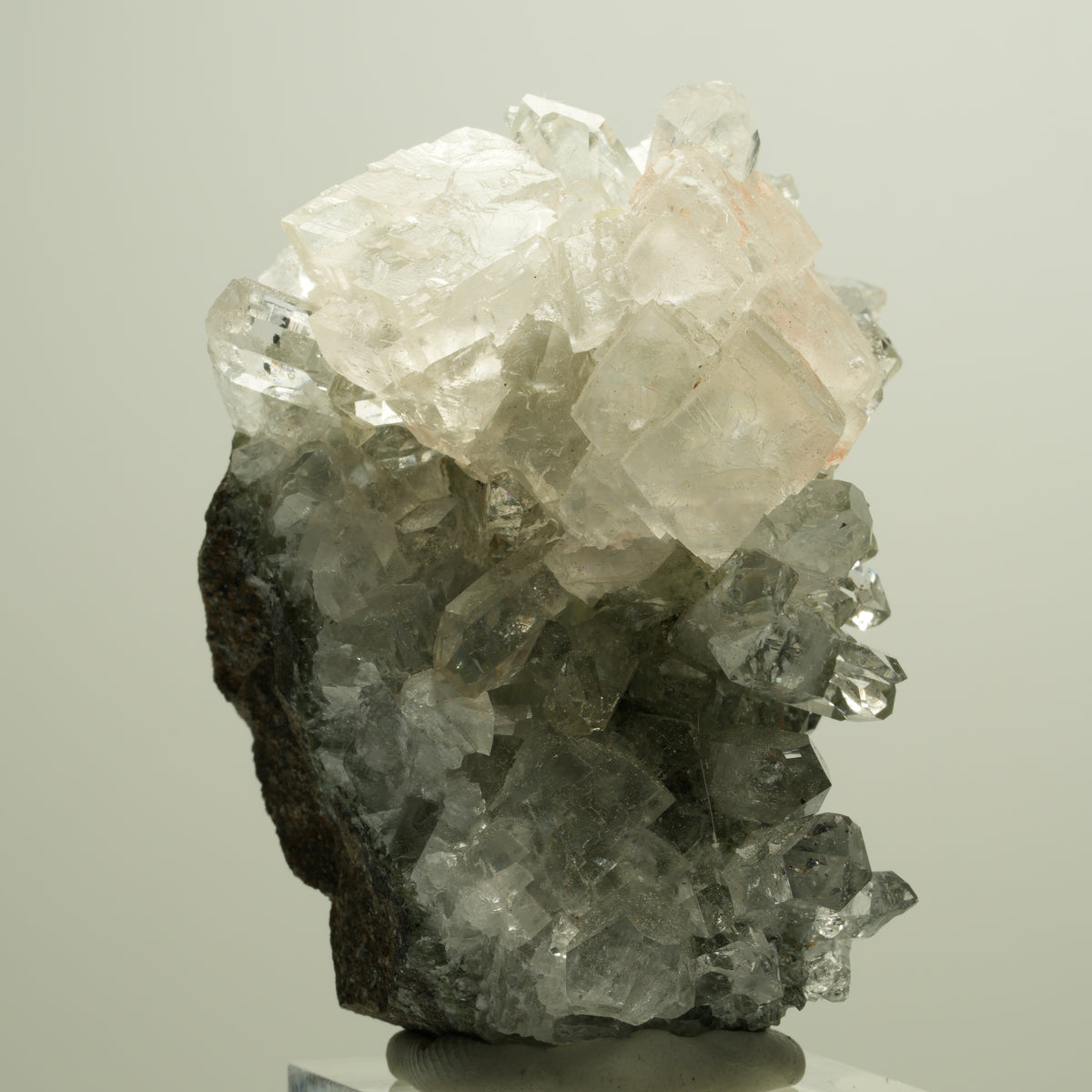 Harlekin Starburst Quarz, Calcit, Analcim, Epidot, Matrix Streep Mine, Namibia 57*44*35mm #14633