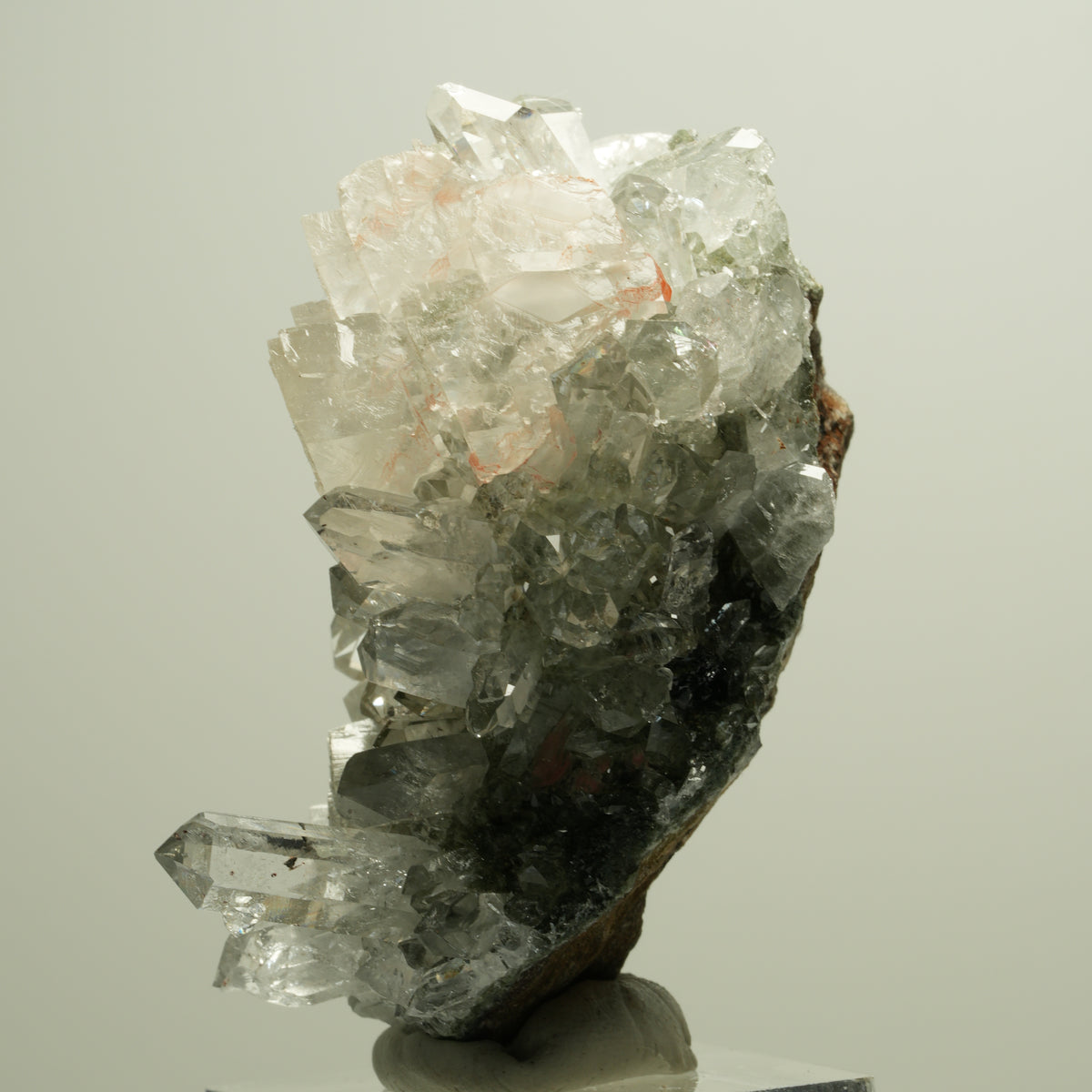 Harlekin Starburst Quarz, Calcit, Analcim, Epidot, Matrix Streep Mine, Namibia 57*44*35mm #14633