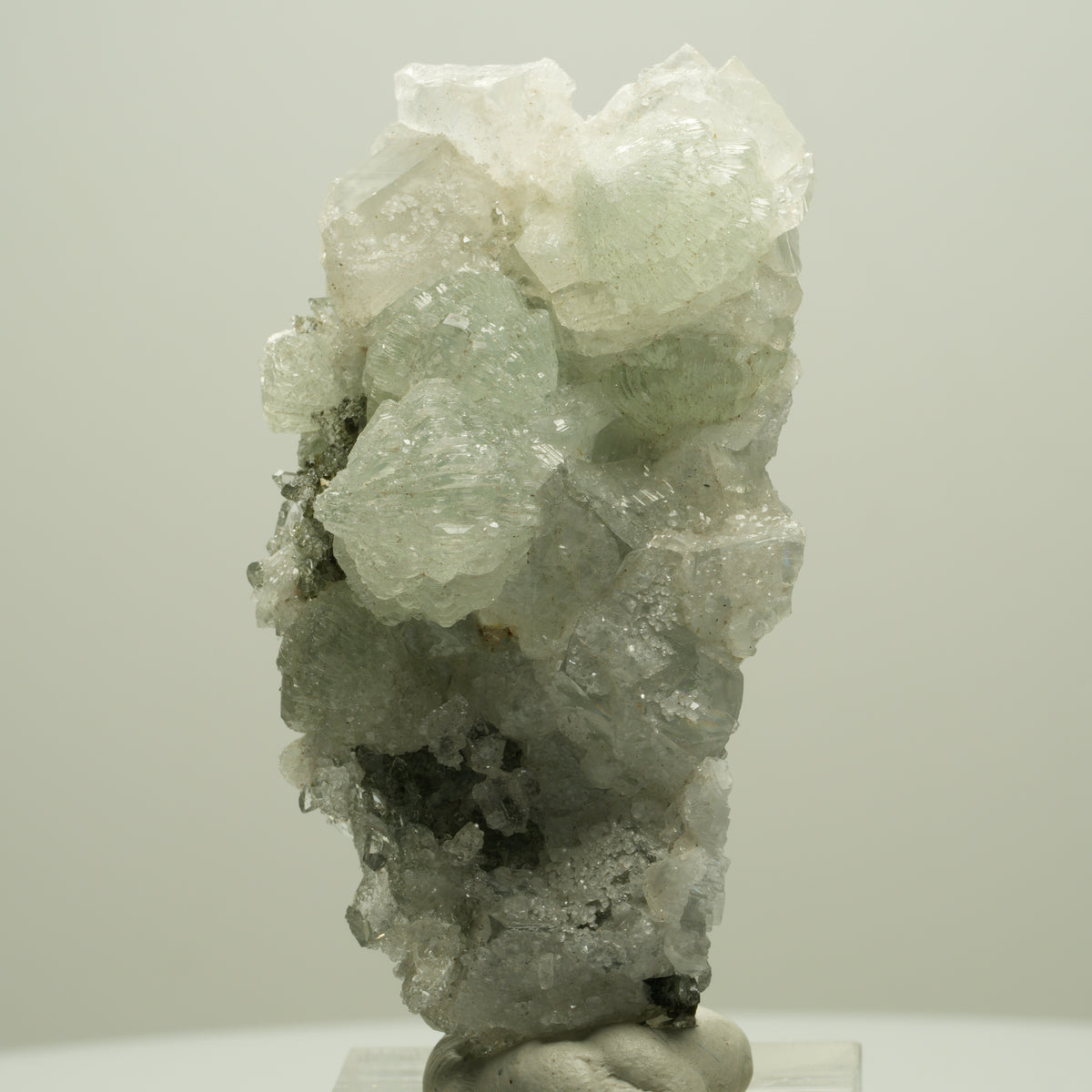 Starburst Quarz, Prehnit, Calcit, Analcim, Epidot, Matrix Streep Mine, Namibia 58*33*24mm #14635