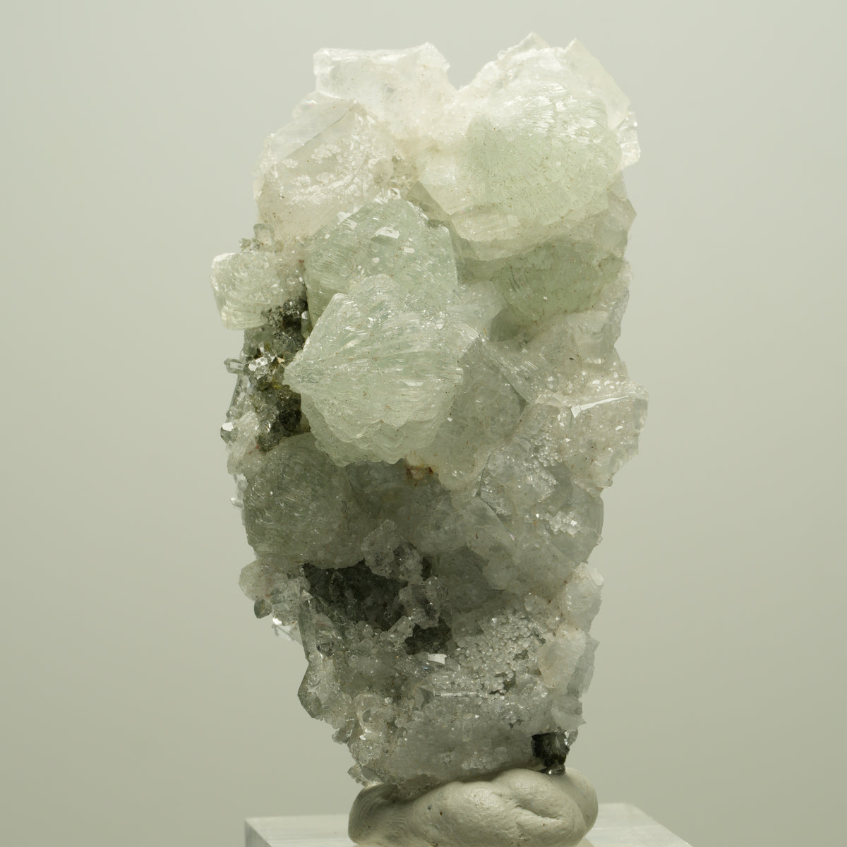 Starburst Quarz, Prehnit, Calcit, Analcim, Epidot, Matrix Streep Mine, Namibia 58*33*24mm #14635