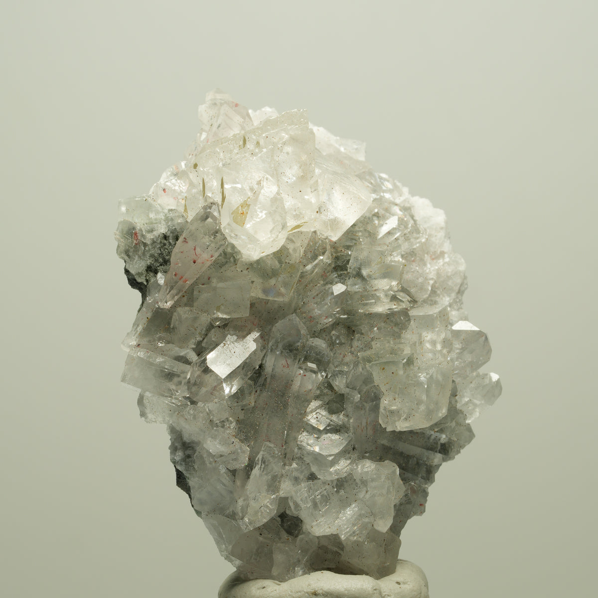 Harlekin Starburst Quarz, Calcit, Epidot auf Matrix Streep Mine, Namibia 55*40*23mm #14636