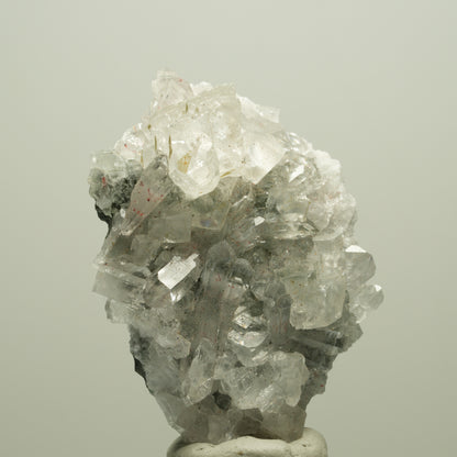 Harlekin Starburst Quarz, Calcit, Epidot auf Matrix Streep Mine, Namibia 55*40*23mm #14636