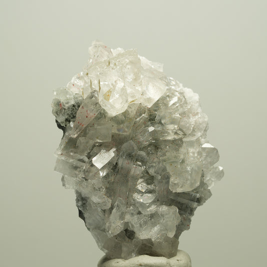 Harlekin Starburst Quarz, Calcit, Epidot auf Matrix Streep Mine, Namibia 55*40*23mm #14636