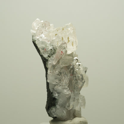 Harlekin Starburst Quarz, Calcit, Epidot auf Matrix Streep Mine, Namibia 55*40*23mm #14636