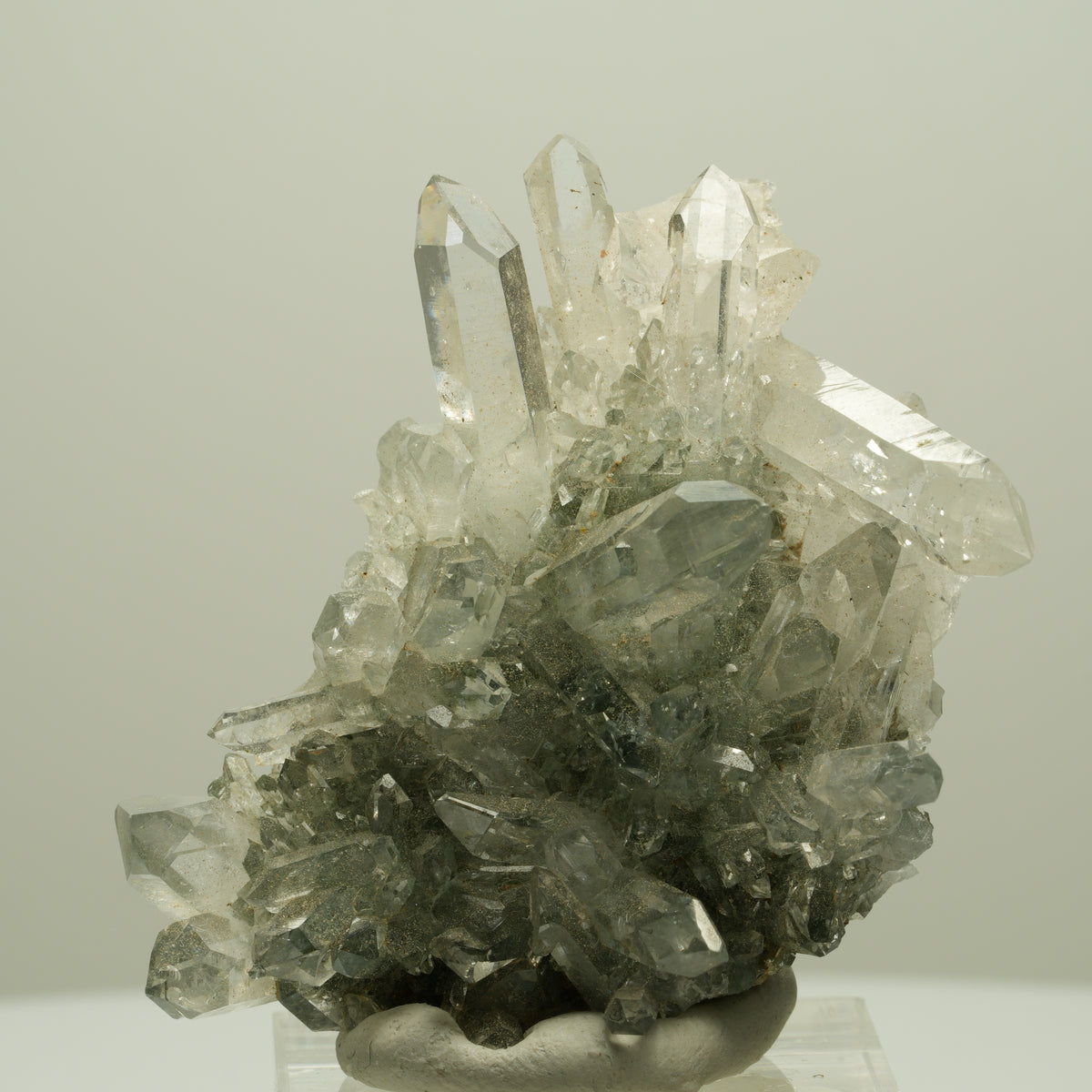 Starburst Quarz, Epidot auf Matrix Streep Mine Goboboseb Namibia 51*35*21mm #14637
