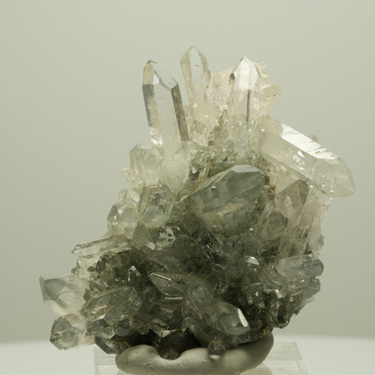 Starburst Quarz, Epidot auf Matrix Streep Mine Goboboseb Namibia 51*35*21mm #14637
