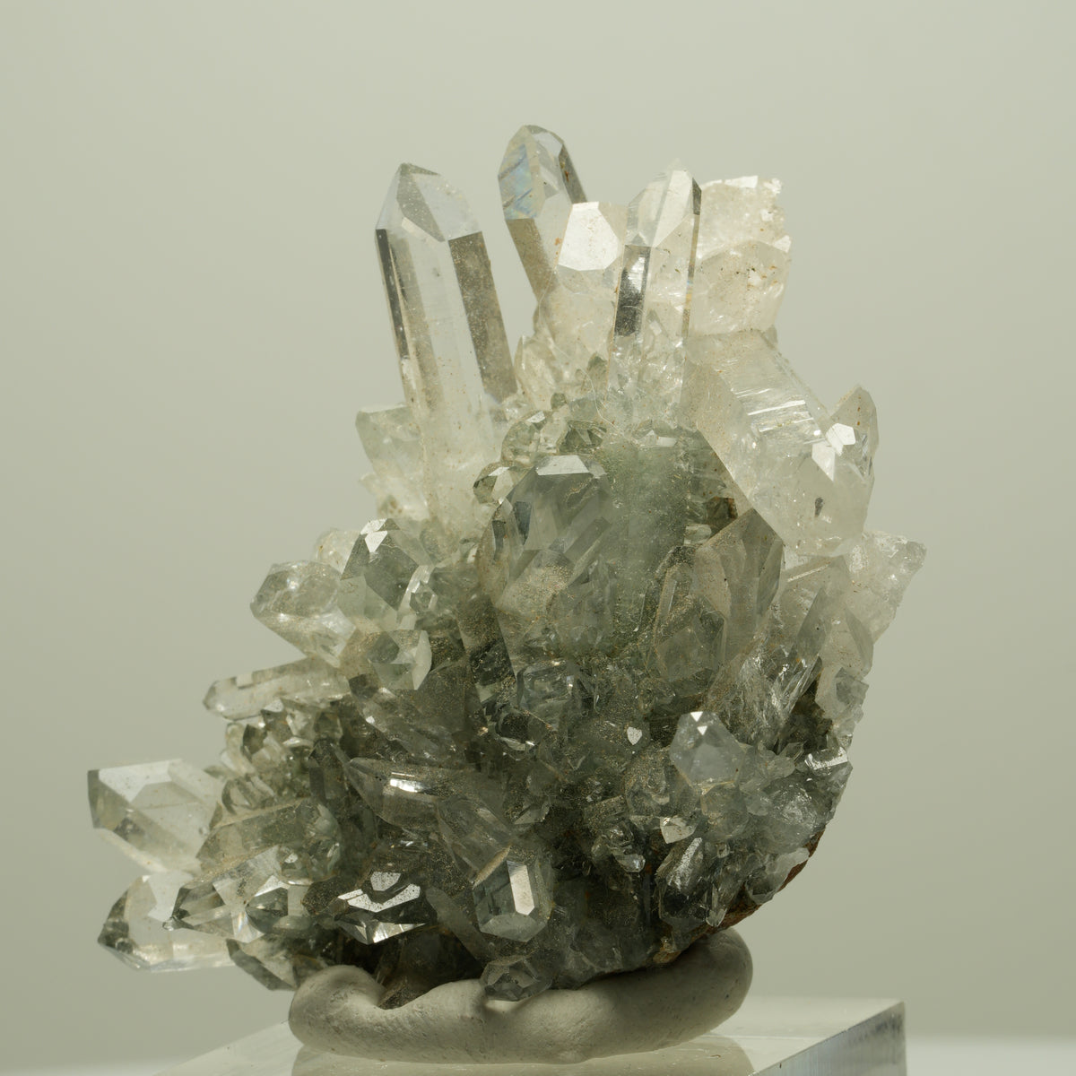 Starburst Quarz, Epidot auf Matrix Streep Mine Goboboseb Namibia 51*35*21mm #14637