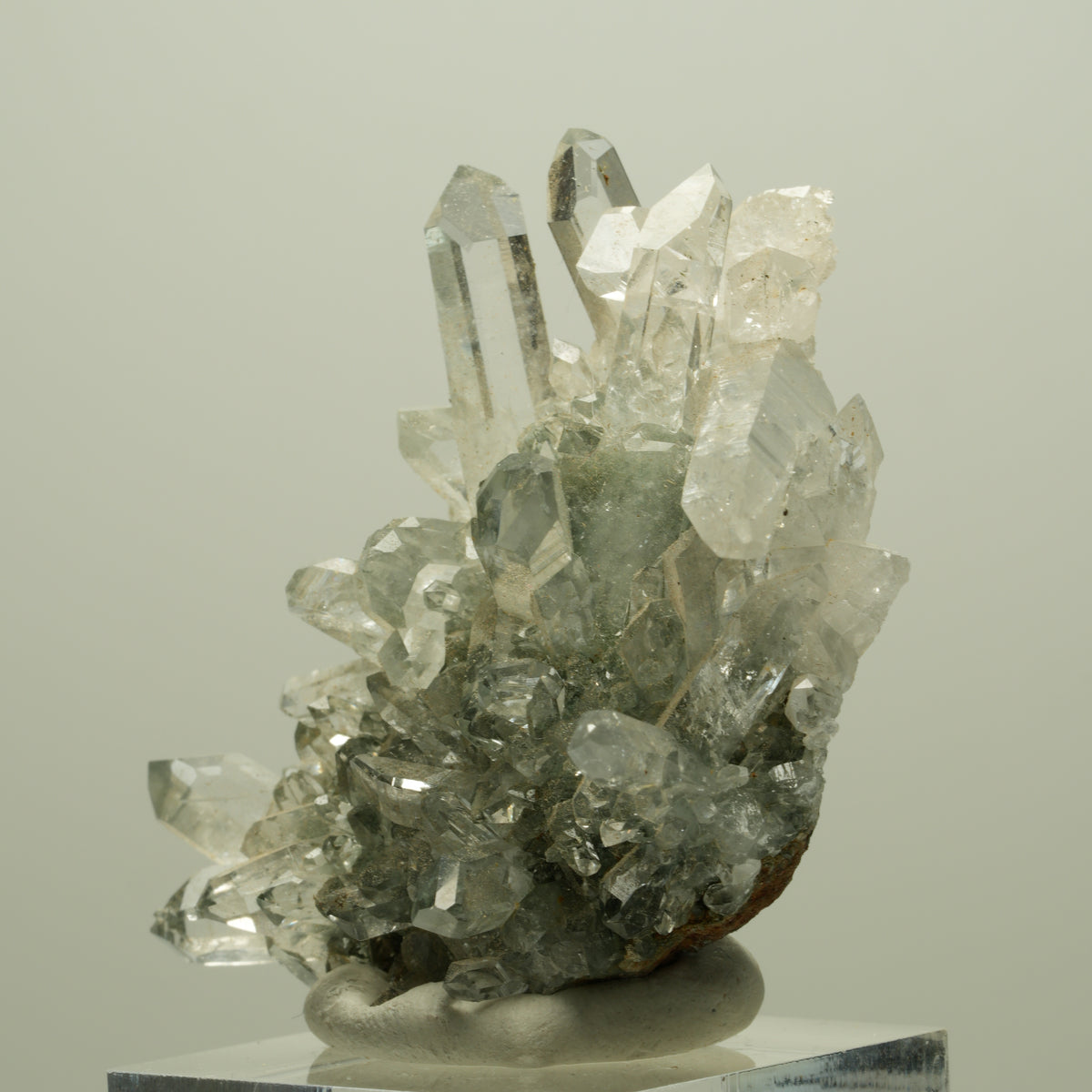 Starburst Quarz, Epidot auf Matrix Streep Mine Goboboseb Namibia 51*35*21mm #14637
